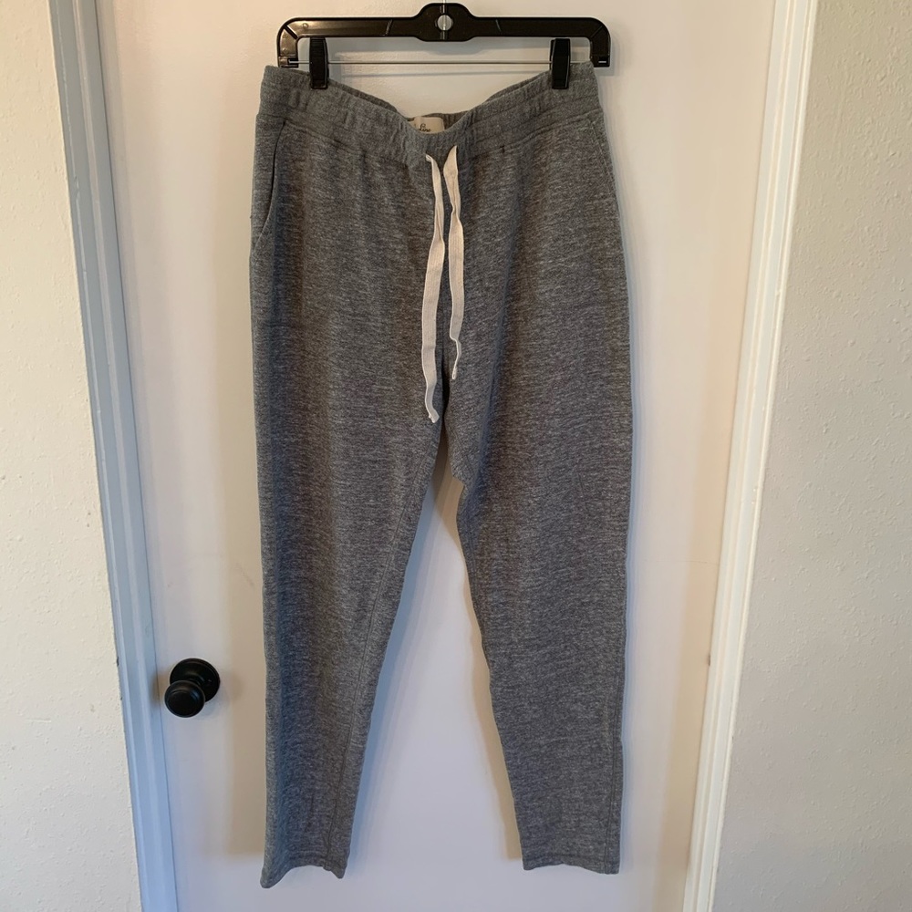 MADEWELL HI-LINE GRAY JOGGERS WOMEN SIZE LARGE